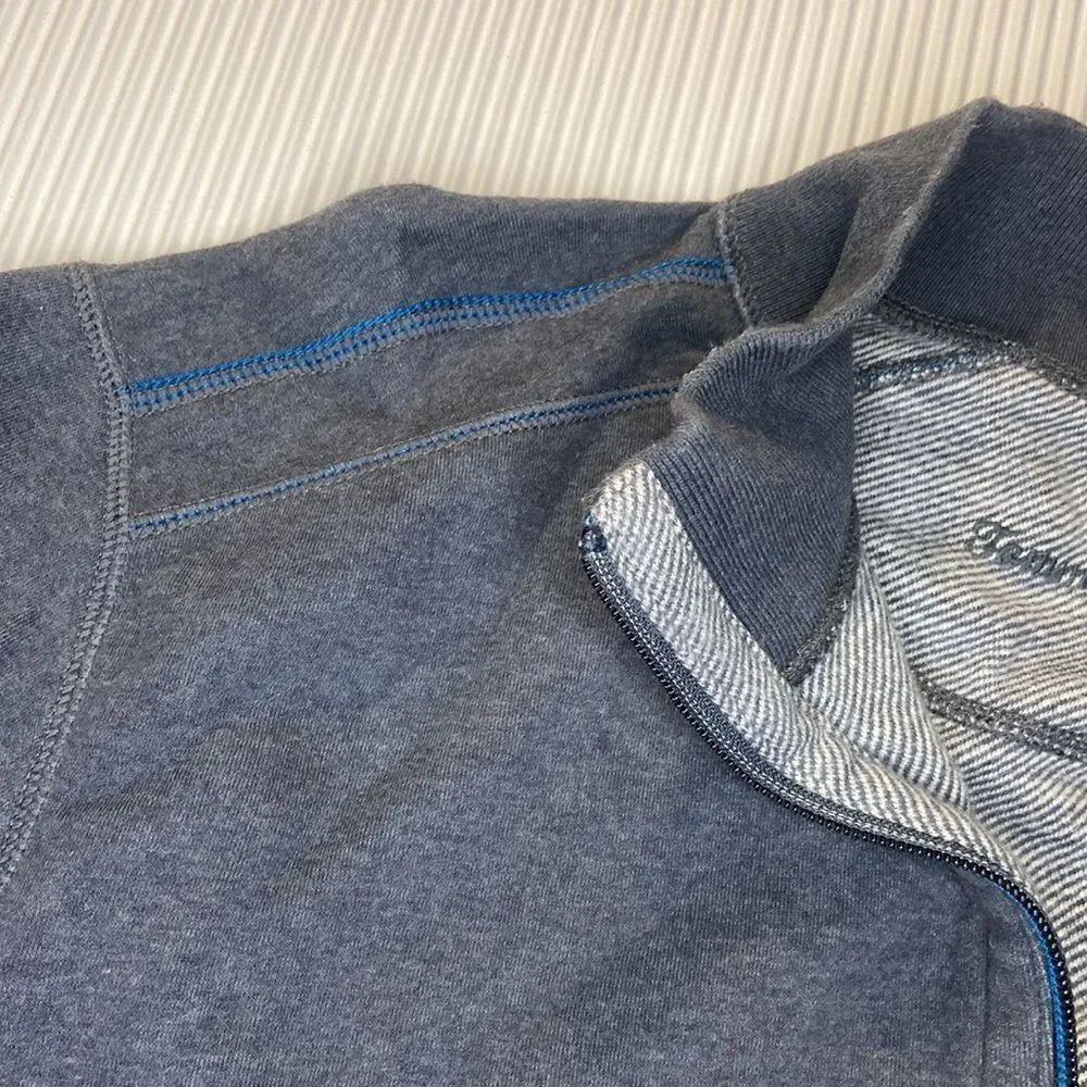Tommy Bahama Gray quarter zip Men’s Pullover medium - Picture 6 of 8